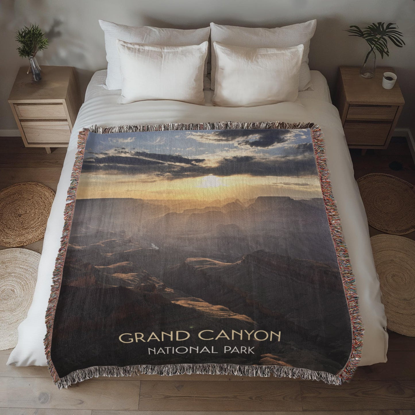 Grand Canyon Woven Blanket | Scenic Throw for Adventure and Nature Lovers