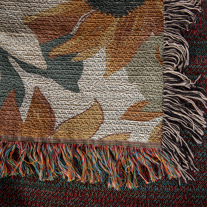 Matisse Inspired Sunflowers Woven Blanket | Cozy Throw for Gardeners and Flower Lovers