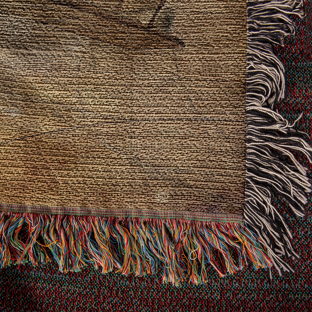 Vintage Airplane Woven Blanket | Comfy throw for travel and adventure