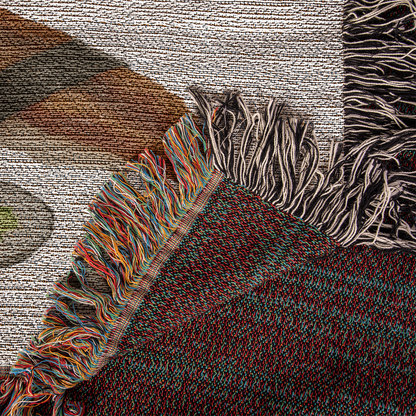 Sushi Assortment Woven Blanket | Cozy throw for foodies and sushi lovers