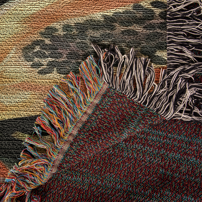 Papaya Woven Blanket | Cozy throw for foodies and tropical fruit lovers