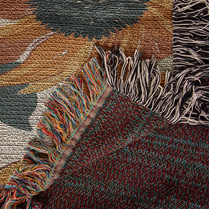 Matisse Inspired Sunflowers Woven Blanket | Cozy Throw for Gardeners and Flower Lovers